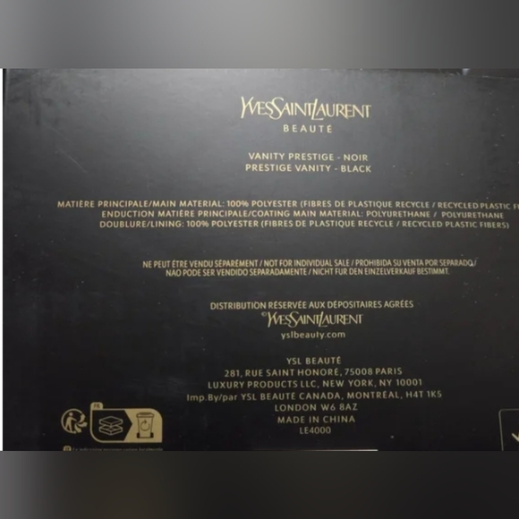 BLIZZARD DEAL!  YSL  Beaute GWP VIP Vanity Case Converted Bag & Box! - Picture 6 of 8